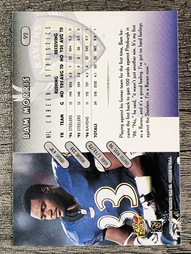 1997 Donruss #92 Byron Bam Morris