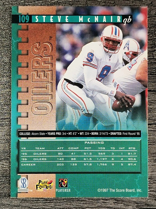 1997 Pro Line #109 Steve McNair
