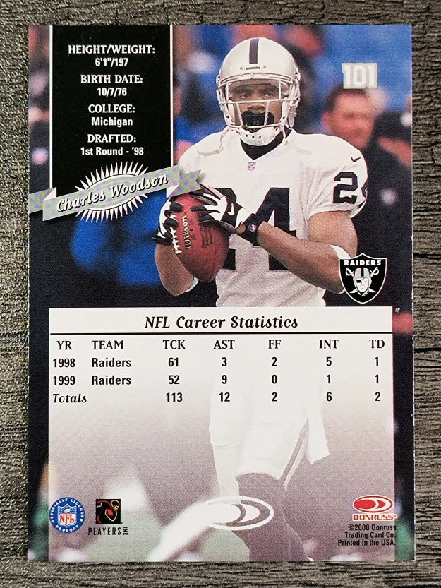 2000 Donruss #101 Charles Woodson