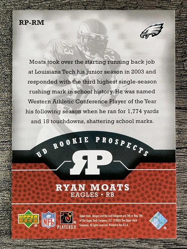 2005 Upper Deck Rookie Prospects #RPRM Ryan Moats