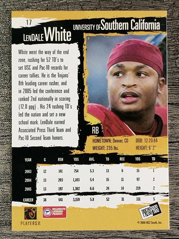 2006 Press Pass #17 LenDale White