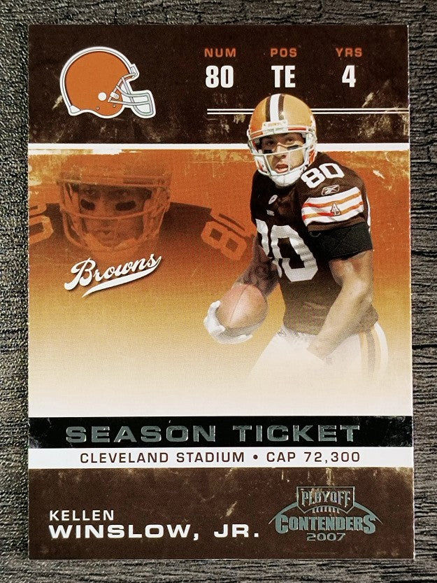 2007 Playoff Contenders #25 Kellen Winslow