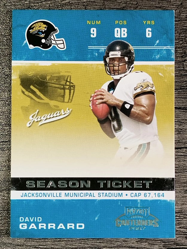 2007 Playoff Contenders #47 David Garrard