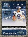 2007 Playoff Contenders #87 Matt Hasselbeck