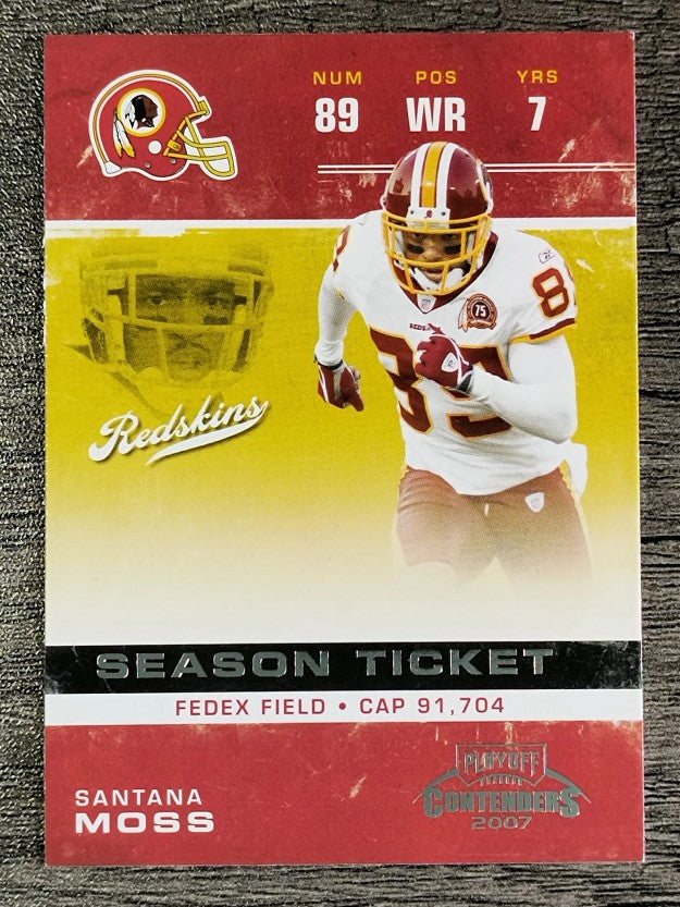 2007 Playoff Contenders #100 Santana Moss