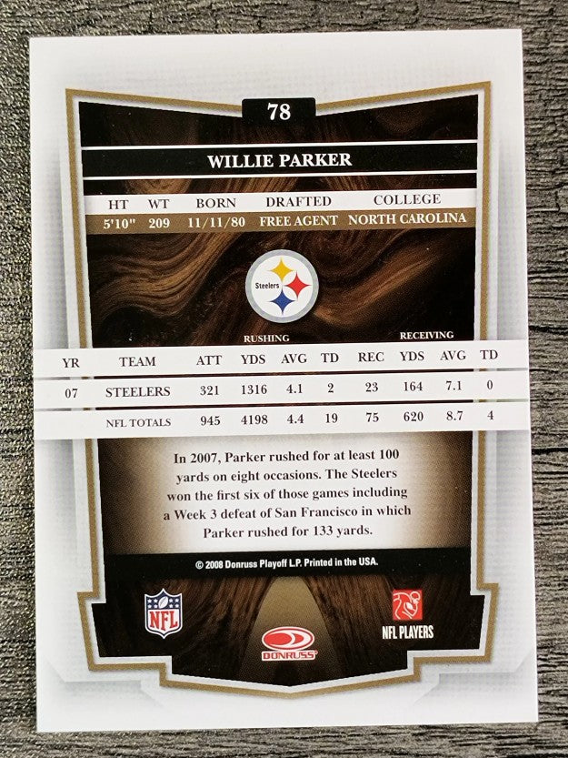 2008 Donruss Classics #78 Willie Parker