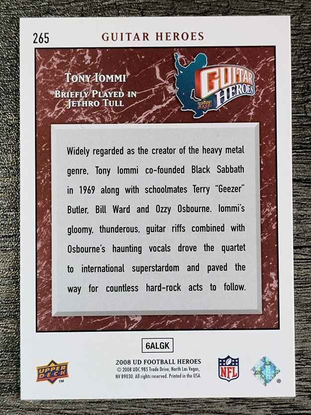 2008 Upper Deck Heroes #265 Tony Iommi