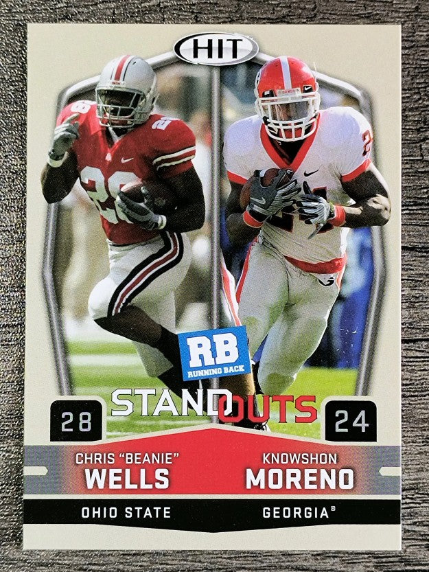2009 SAGE HIT #53 Knowshon Moreno SO/Chris Wells