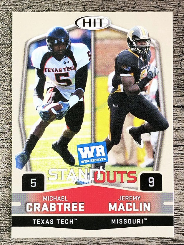 2009 SAGE HIT #54 Michael Crabtree SO/Jeremy Maclin