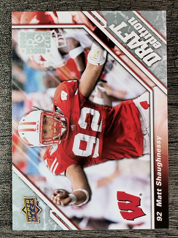 2009 Upper Deck Draft Edition #74 Matt Shaughnessy RC
