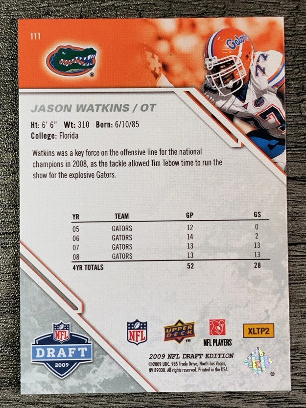 2009 Upper Deck Draft Edition #111 Jason Watkins RC