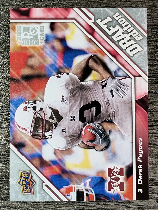 2009 Upper Deck Draft Edition #142 Derek Pegues RC