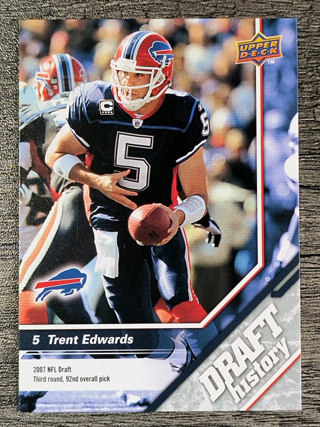 2009 Upper Deck Draft Edition #175 Trent Edwards