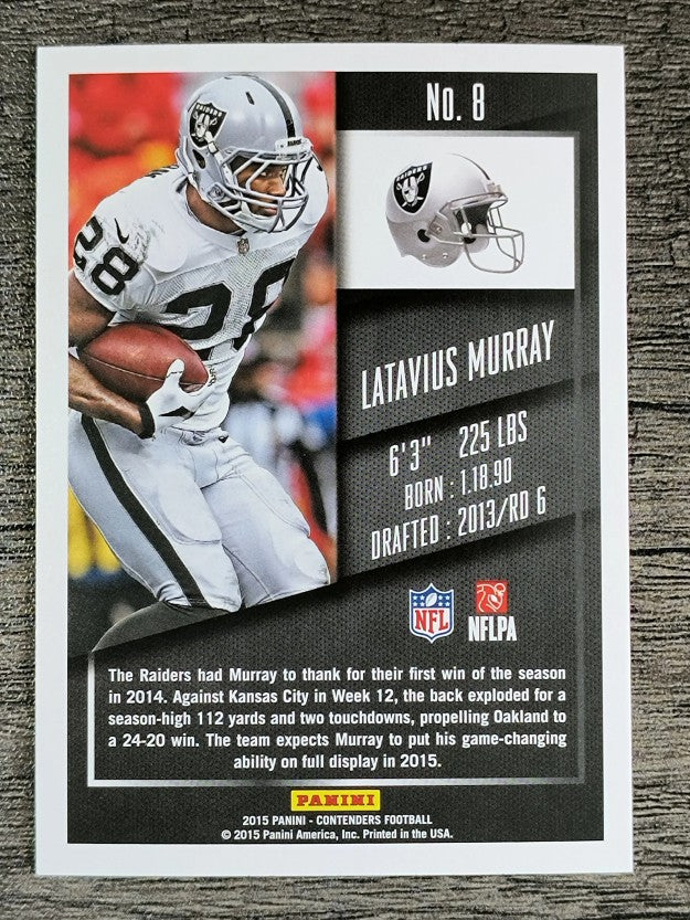 2015 Panini Contenders #8 Latavius Murray