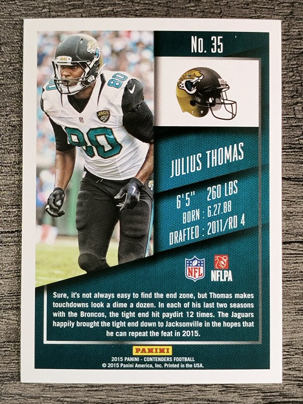 2015 Panini Contenders #35 Julius Thomas