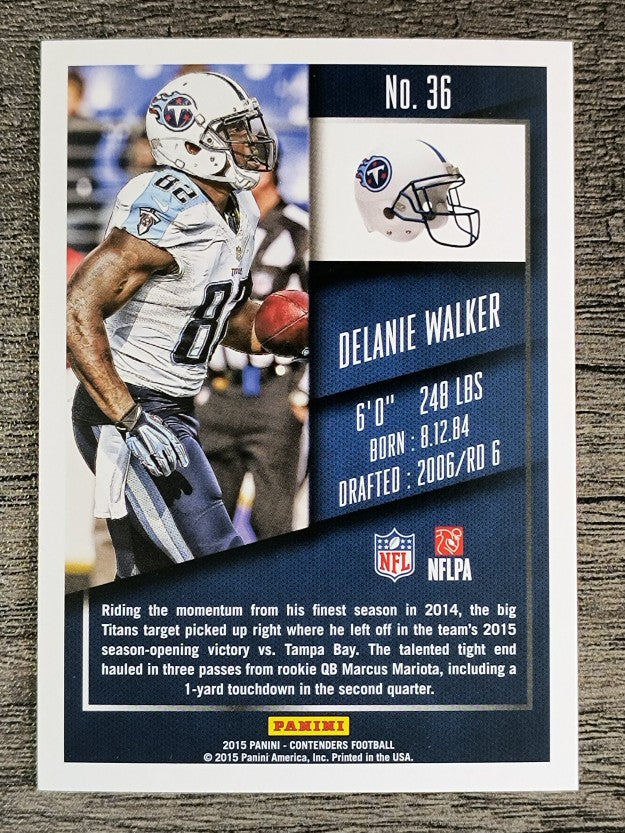 2015 Panini Contenders #36 Delanie Walker