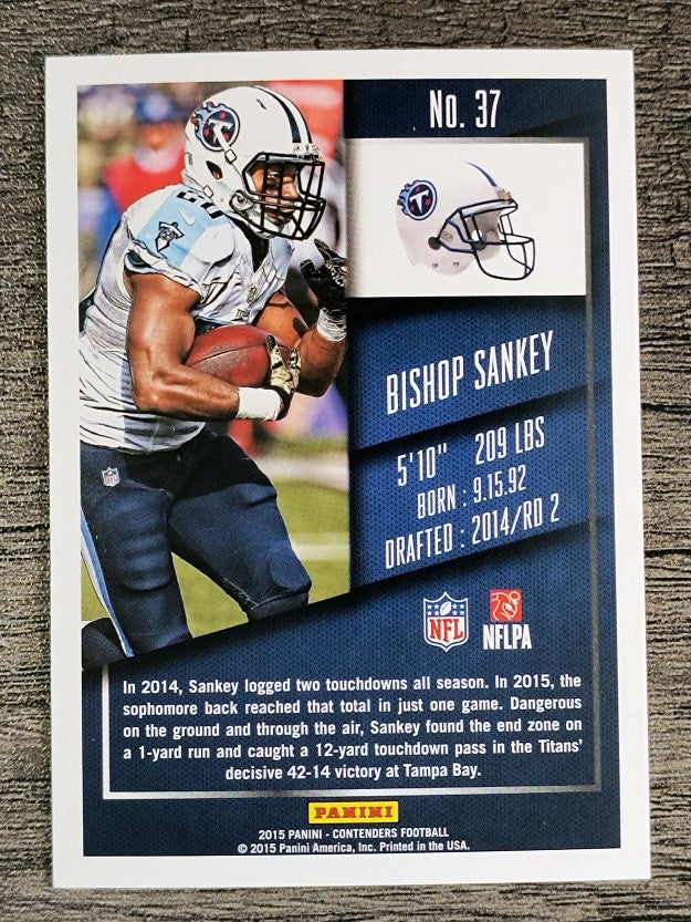 2015 Panini Contenders #37 Bishop Sankey