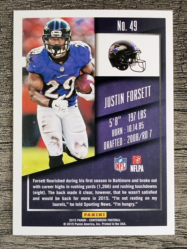 2015 Panini Contenders #49 Justin Forsett