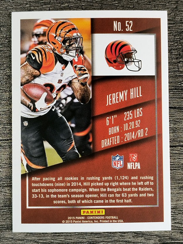2015 Panini Contenders #52 Jeremy Hill