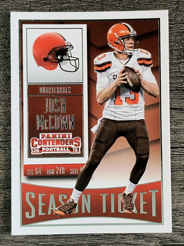 2015 Panini Contenders #54 Josh McCown
