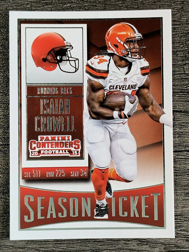 2015 Panini Contenders #55 Isaiah Crowell