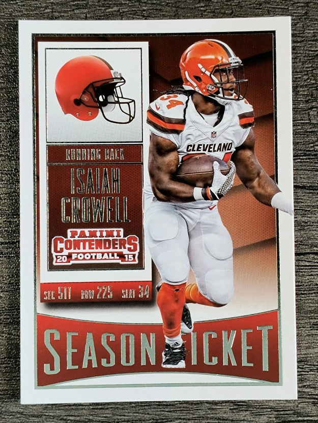 2015 Panini Contenders #55 Isaiah Crowell