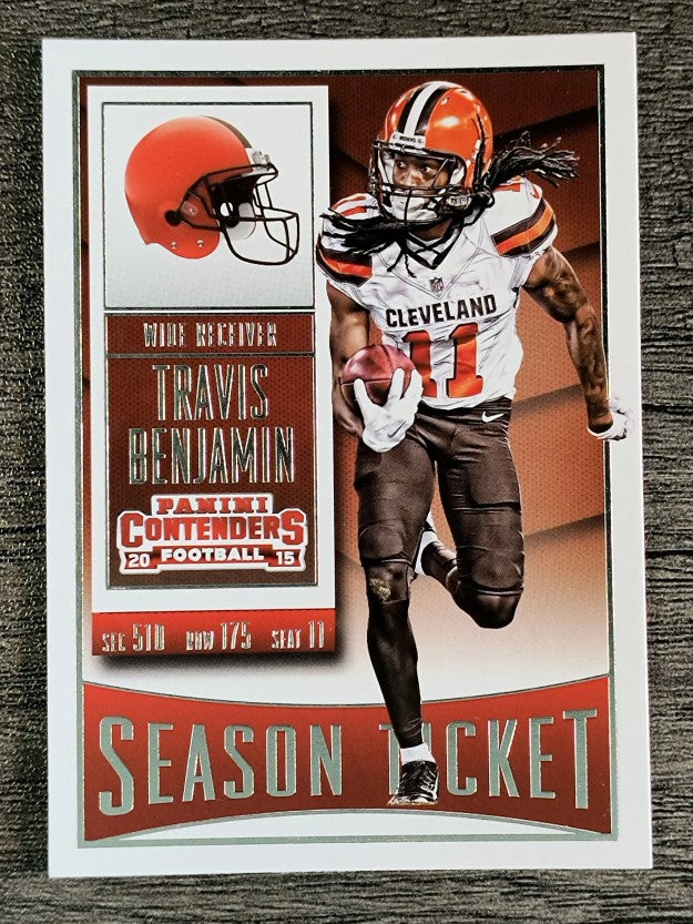 2015 Panini Contenders #56 Travis Benjamin