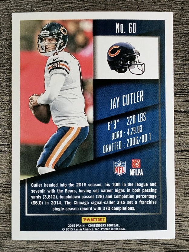 2015 Panini Contenders #60 Jay Cutler