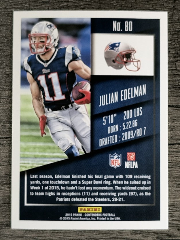 2015 Panini Contenders #80 Julian Edelman