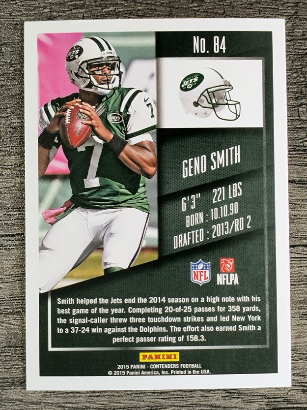 2015 Panini Contenders #84 Geno Smith