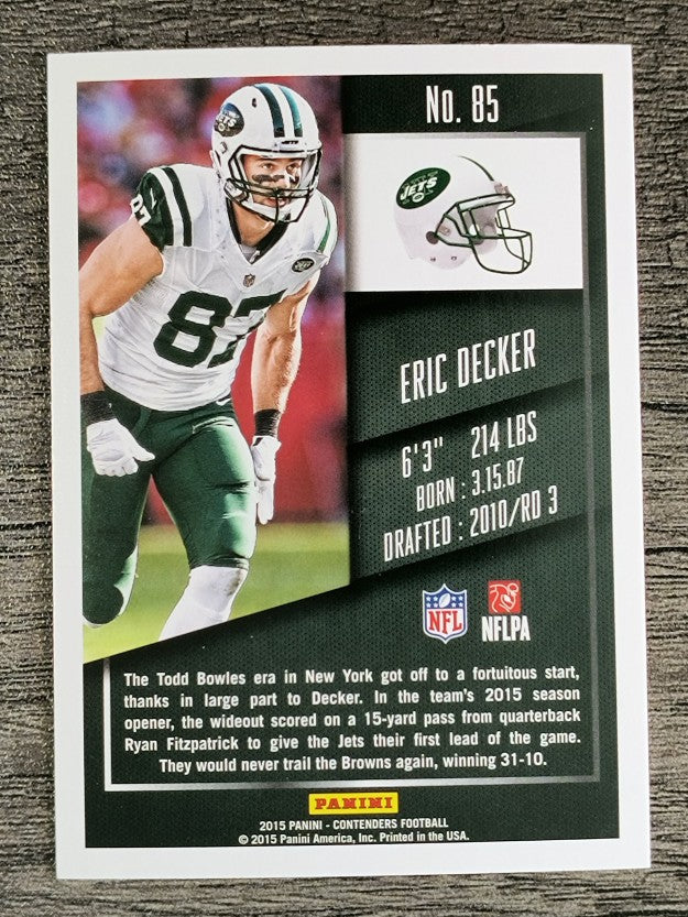 2015 Panini Contenders #85 Eric Decker