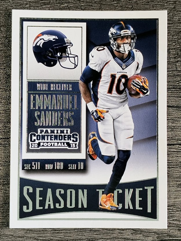 2015 Panini Contenders #91 Emmanuel Sanders