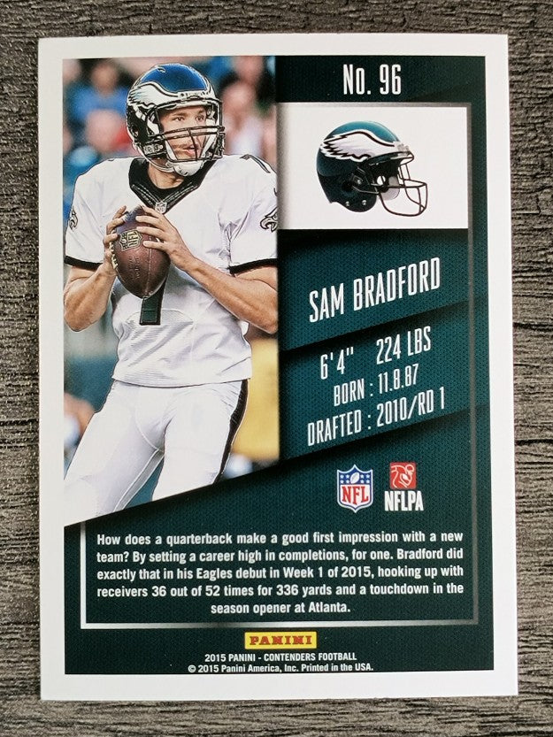 2015 Panini Contenders #96 Sam Bradford