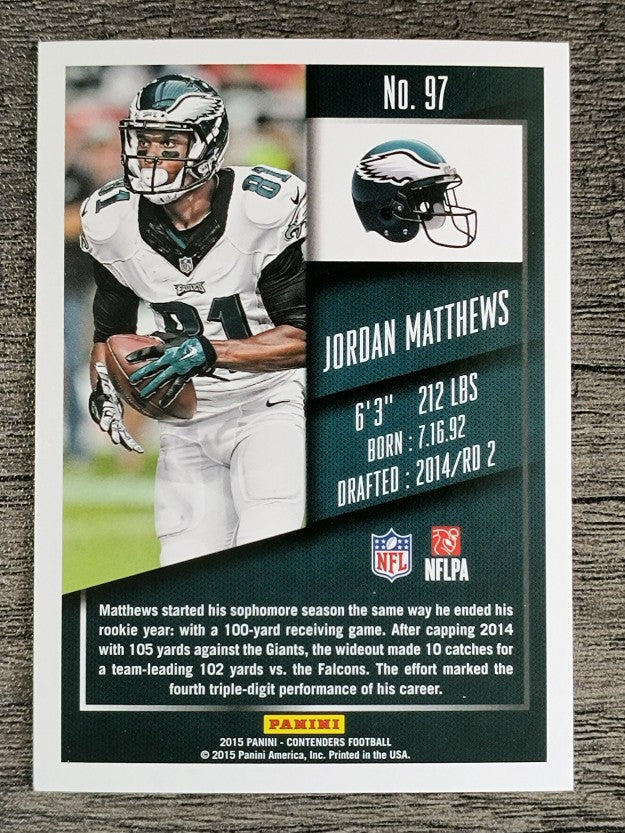 2015 Panini Contenders #97 Jordan Matthews