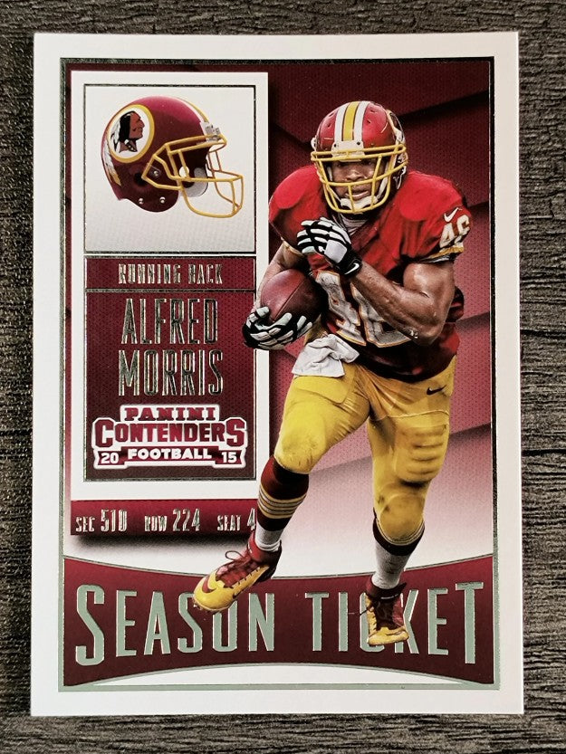 2015 Panini Contenders #100 Alfred Morris