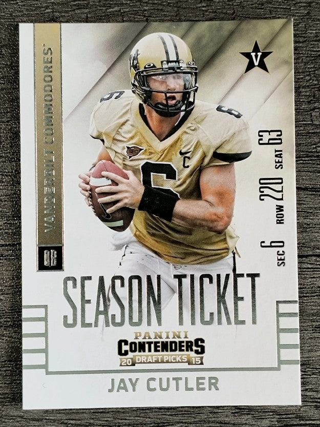 2015 Panini Contenders Draft Picks #45 Jay Cutler