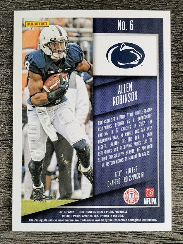2016 Panini Contenders Draft Picks #6 Allen Robinson