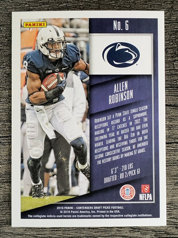 2016 Panini Contenders Draft Picks #6 Allen Robinson