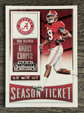2016 Panini Contenders Draft Picks #7 Amari Cooper