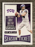 2016 Panini Contenders Draft Picks #9 Andy Dalton