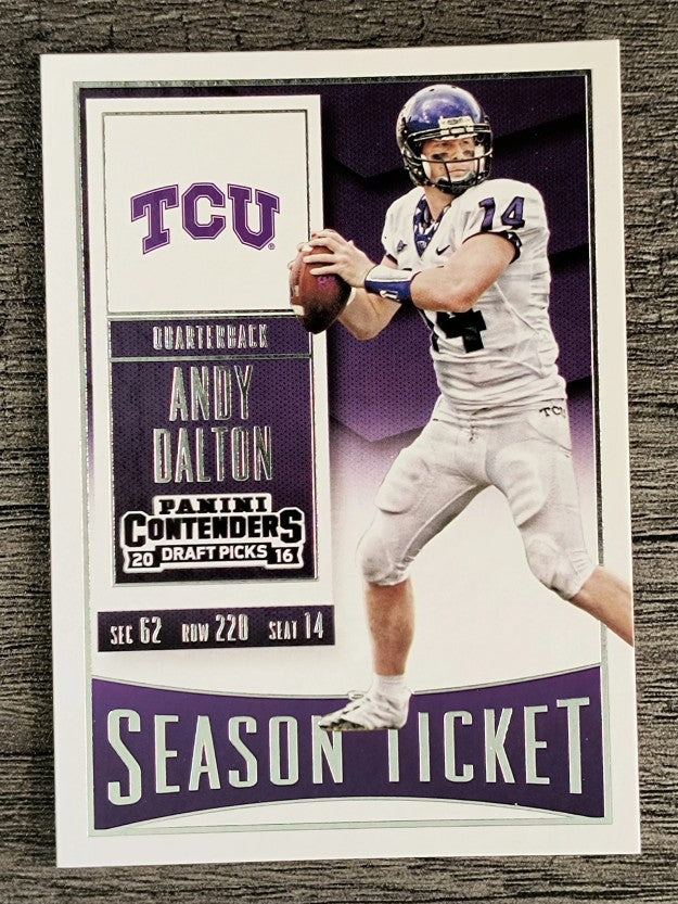 2016 Panini Contenders Draft Picks #9 Andy Dalton