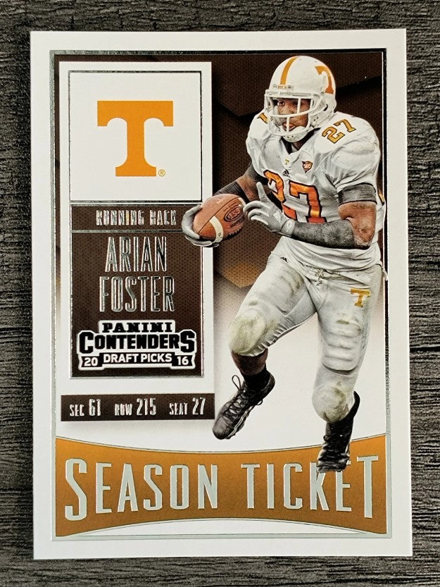 2016 Panini Contenders Draft Picks #11 Arian Foster