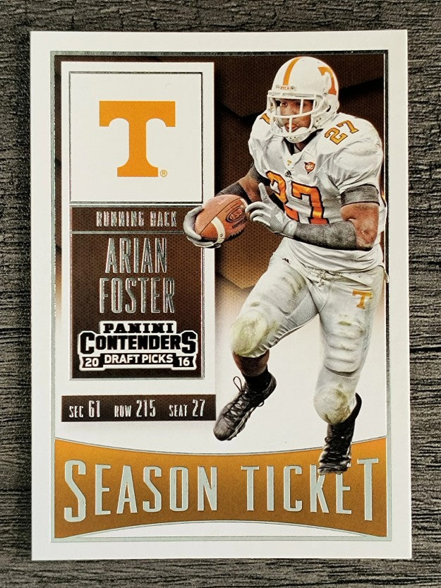 2016 Panini Contenders Draft Picks #11 Arian Foster