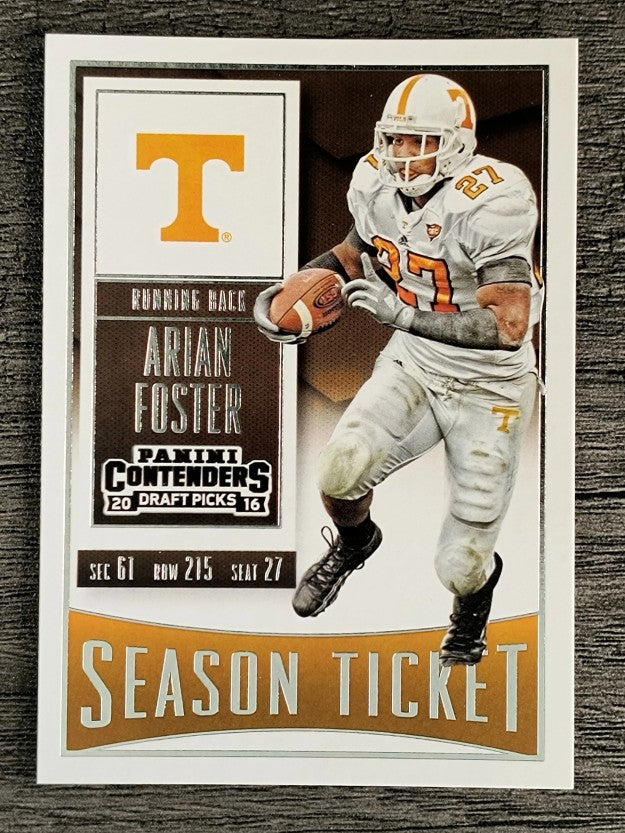2016 Panini Contenders Draft Picks #11 Arian Foster