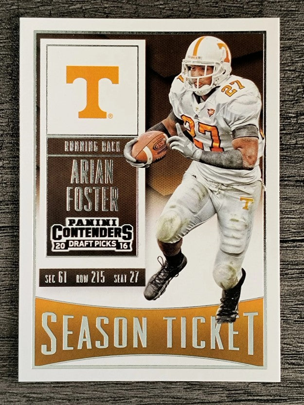 2016 Panini Contenders Draft Picks #11 Arian Foster