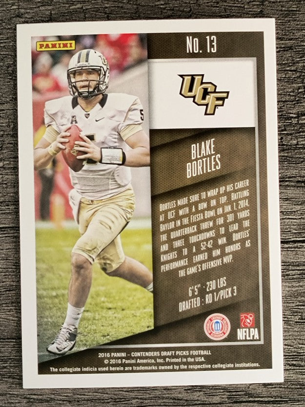 2016 Panini Contenders Draft Picks #13 Blake Bortles