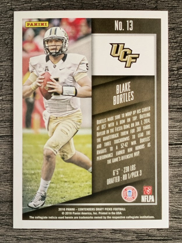 2016 Panini Contenders Draft Picks #13 Blake Bortles