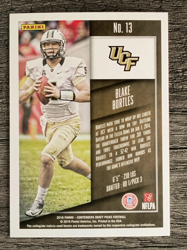 2016 Panini Contenders Draft Picks #13 Blake Bortles