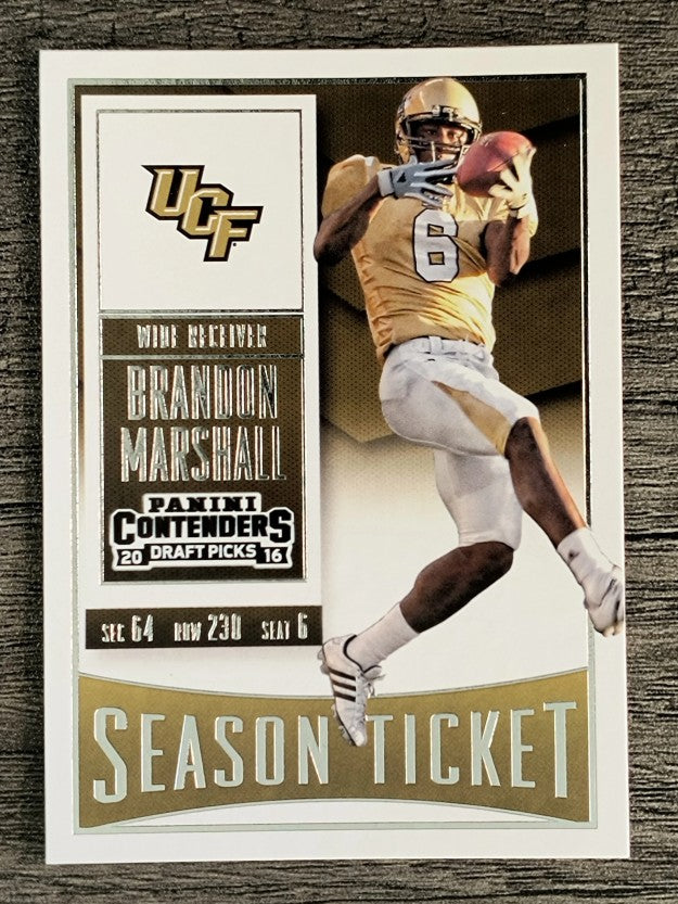 2016 Panini Contenders Draft Picks #14 Brandon Marshall