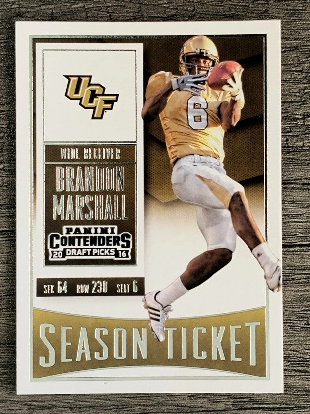 2016 Panini Contenders Draft Picks #14 Brandon Marshall